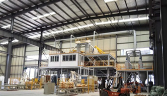 一工承建石膏砂漿生產線